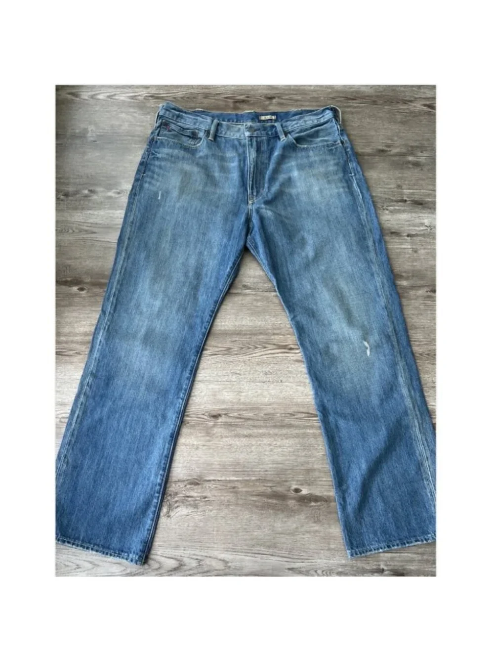 Polo Ralph Lauren Vintage 67 Jeans Mens 38x32 Medium Wash Classic Straight